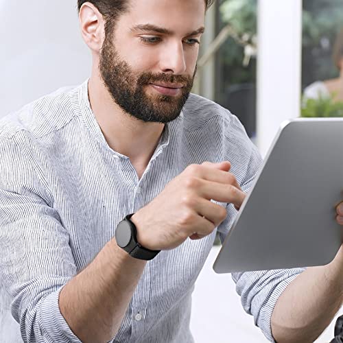 Geak No Gap Braided Solo Loop Band Compatible With Samsung Galaxy Watch 5 40Mm 44Mm/Watch 5 Pro 45Mm/Galaxy Watch 4 40Mm 44Mm/Watch 4 Classic 42Mm 46Mm, Elastic Stretchy Nylon Strap For Women Men #TOP6