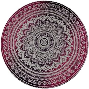 raajsee Indian Cotton Blue Tapestry Mandala Wall Hangings- Tapestry For Bedroom - Indie Wall Tapestry Hippie Room Decor - Boho Small Tapestrys Aesthetic 30x40 Inches