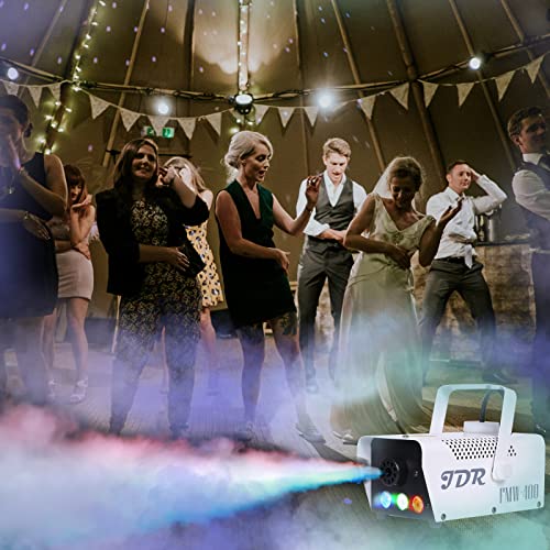 Fog Machine Jdr Smoke Machine Controllable Led Light 500W And 2000Cfm Fog Disinfection With Wireless And Wired Remote Control For Weddings, Halloween,Parties Or Disinfection,With Fuse Protection #TOP5
