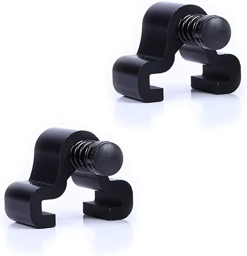 LWZH Topes de puerta de acero negro para puerta corredera de granero Kit de rodillos de riel 2 Pack