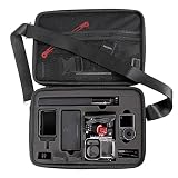 PellKing Large Carrying Case for DJI OSMO Action 3 Camera,Hard Shell with Shoulder Strap EVA Shoulde