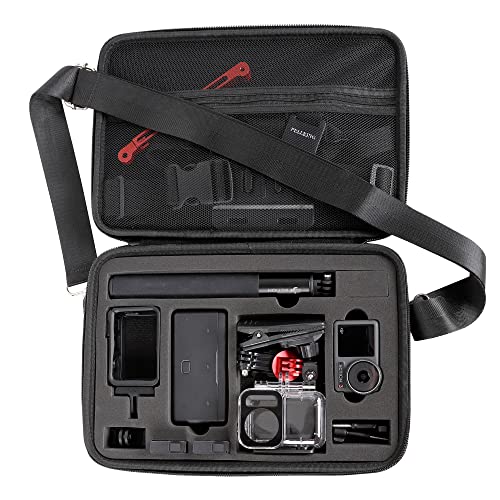 Pellking Large Carrying Case For Dji Osmo Action 3 Camera,Hard Shell With Shoulder Strap Eva Shoulder Bag For Dji Action3 Camera And Accessories #TOP17