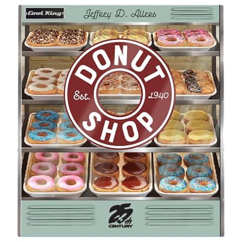 Donut Shop: Build Displays and Box Donuts - Strategy Board Game - 2 to 4 Players - 25th Century Games Cover