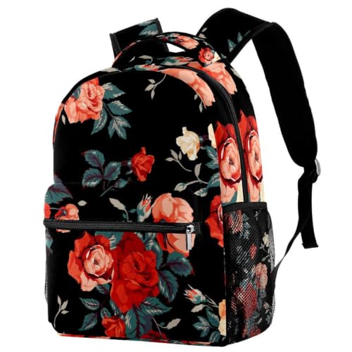Mochila escolar de conejo de Pascua 29x20x40cm multicolor para libros y portátil de estudiantes