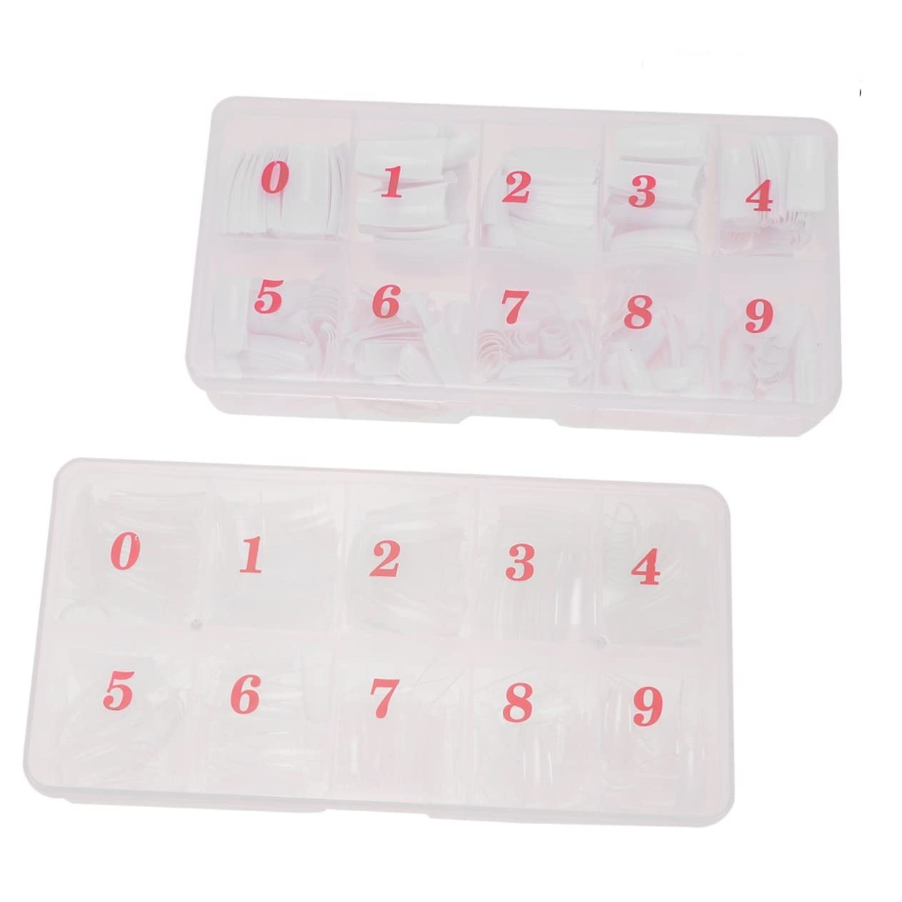 Beaupretty 2 Series Punta De Uñas Francesa Uñas Postizas Pegatinas Para Uñas Pegatina Uñas Stickers Para Uñas Nail Stickers Puntas De Uñas Artificiales Uñas De Estilo Francés 2 Cajas*2