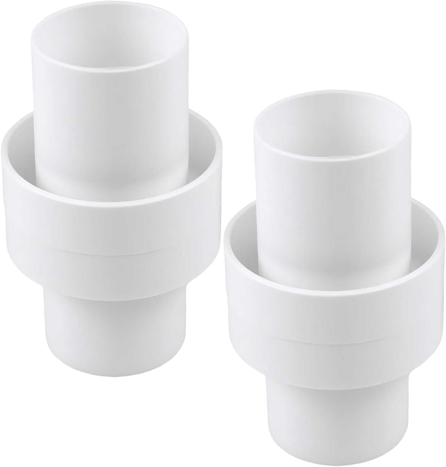 Poweka 1.5" Pool Cleaner Hose Connector Adapter Replacement Compatible with Hayward AXV092,Automatic Pool Cleaner Hose Connector (1.5" Diameter x 3.5" Length) Pack of 2
