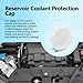 Reservoir Coolant Protection Cap Compatible with Honda Odyssey 2011-2017 Replaces 19102-RV0-A00 19102RV0A00, Radiator Overflow Expansion Tank Cap, Coolant Reservoir Cap