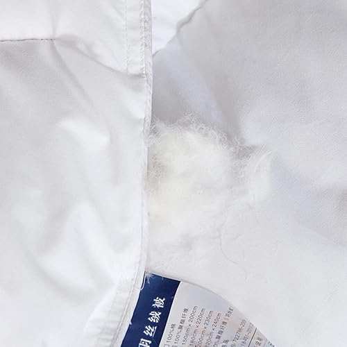 Miniatura 3 de Edredón suave de plumón de ganso para invierno y otoño, manta acolchada de plumas, tamaño individual doble King