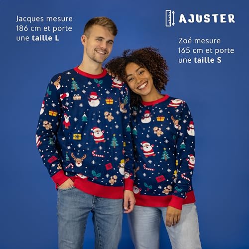 Joyeux pull moche de Noël JAP Christmas pour rompre la monotonie - 6