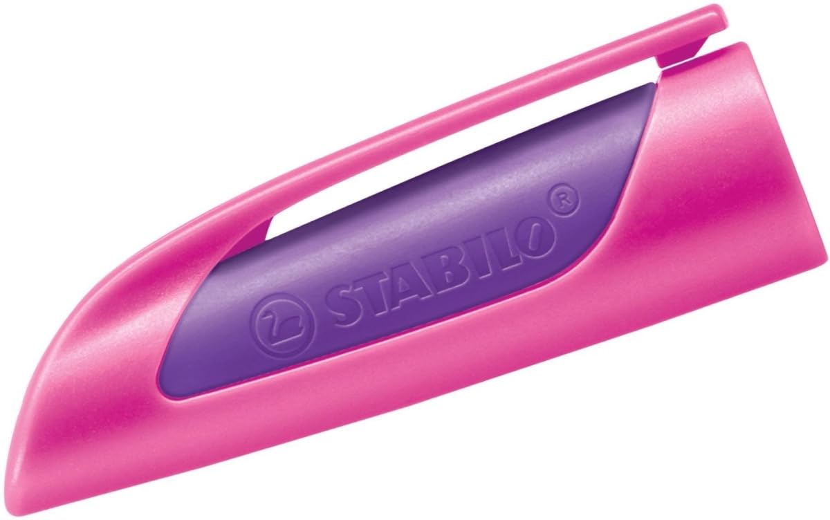 Ergonomic School Fountain Pen - STABILO EASYbuddy - Cap - purple/magenta