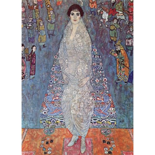 Toile roulée Klimt Portrait Elisabeth Bachofen, déco murale durable contre la décoloration