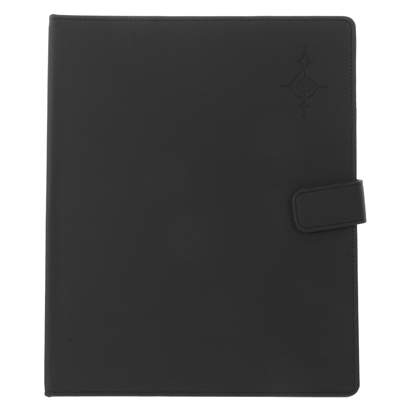 Alasum Carpeta de Partituras para Piano y Guitarra, Cuero Sintético Negro, 9 Anillas, con 30 Páginas Numeradas, Organizador Musical Versátil para Partituras Sueltas, Adecuado