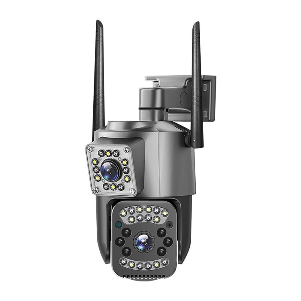 V380pro WiFi 2.5Inch PTZ SC03-W Black 4MP Security CCTV Wireless IP Security Dual Lens PTZ Camera