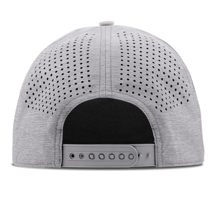Image of Branded Bills Bare Flat 5 Panel Rope Hat for Men, Adjustable Snapback Golf Baseball Cap Flat Brim