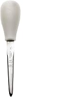 Vista 7 de Mercer Culinary Cuchillo de ostras estilo Boston con mango de polietileno, 3 pulgadas, color blanco