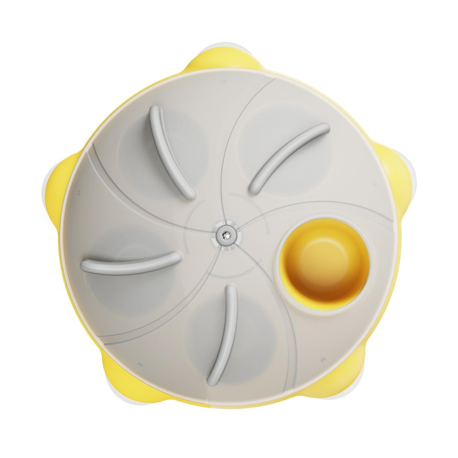 Slow Feeder Toy - Cat Food Dispenser Toys | Pet Entertainment Chew Supplies Sturdy for Play | Dispensador Giratorio De Puzzles, Comida Y Premios Felinos Lento Alimentación Saludable Entretenimiento Mascotas Masticables