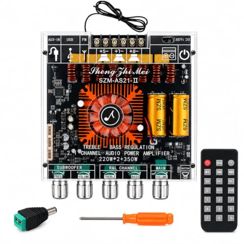 Cozychord 790W 2.1-Channel Mini Bluetooth Amplifier with TWS