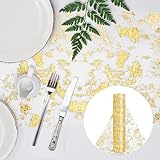 【Vielfältige Szenen】 Es eignet sich nicht nur für tischfahnen, Blumenstrauß-Accessoires, Geschenkpapier und andere Dekorationen für Partys, Geburtstage, Hochzeiten, Abschlüsse, Bankette, Eventdekorationen usw. Sie können sie auch für Blumenkreationen oder Bastelarbeiten und Vasen oder als schönes Geschenkpapier verwenden. Für Ihre glänzend tischband gilt unsere 30-Tage-Geld-zurück-Garantie und 1 Jahr kostenlose Ersatzgarantie. Sie gehen kein Risiko ein, wenn Sie in unserem Shop einkaufen.
