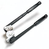 Mit der Handbiegezange können Rohre mit einem Außendurchmesser von 12 mm und einem Biegeradius von 38 mm gebogen werden.