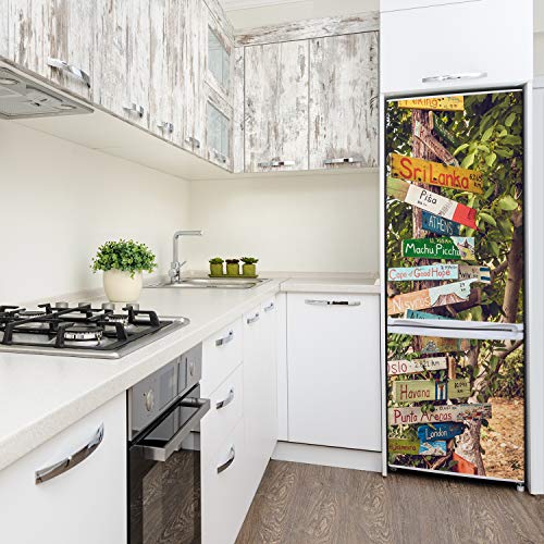 Vinilo para nevera de 70x190 cm autoadhesivo Tulup decoración cocina 4