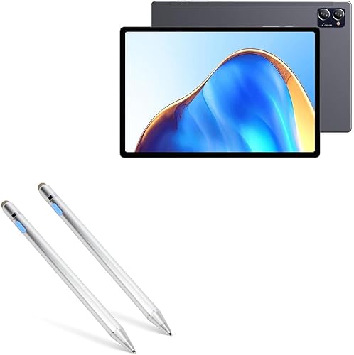 BoxWave Lápiz óptico compatible con Chuwi HiPad XPro, AccuPoint Active Stylus (paquete de 2), lápiz digital electrónico con punta ultra fina, color