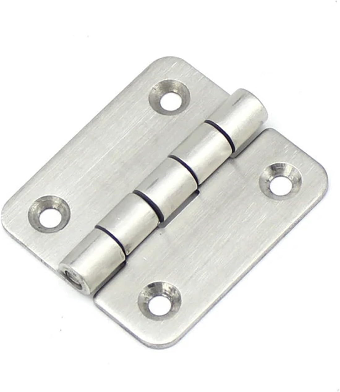 XJJ-099 Electric Meter Control Box Distribution Box Door Hinge Switch Cabinet Hinge Equipment Control Industrial Cabinet Hinge 1Pcs(Stainless Steel)