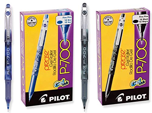 Bolígrafo Gel Pilot P-700 Rollerball 24 unidades