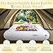 Abdtech Inflatable Kids Travel Bed - Portable Comfortable Air Mattress with 3 Sides Safety Bumpers - Blow Up Bed for Camping & Travel (53 Inches)