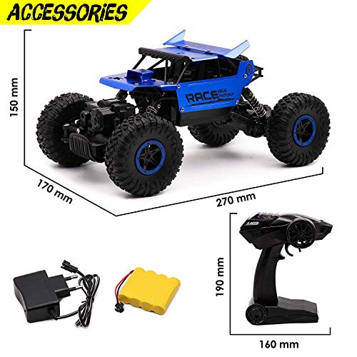 Image of Zest 4 Toyz Metal RC Racing Car, 1 Racing Car, Battery, Multicolour