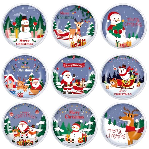 9Pcs Hand Warmers Reusable Instant Hand Warmers Click Pocket Warmers Gel Click Heat Pads Winter Gift for Children Women Man