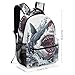 Snbidmk Shark Backpack for Boys Cartoon Animals Bookbag Lightweight School Backpacks Fashion Casual Travel Back Pack for Kids Adult