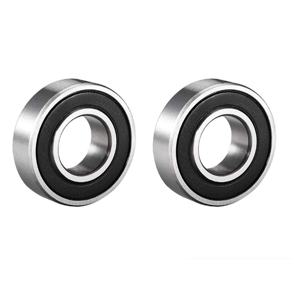 9mm x 24mm x 7mm Rubber Sealed Bearing,MACHSWON 2 PCS Deep Groove Ball Bearings