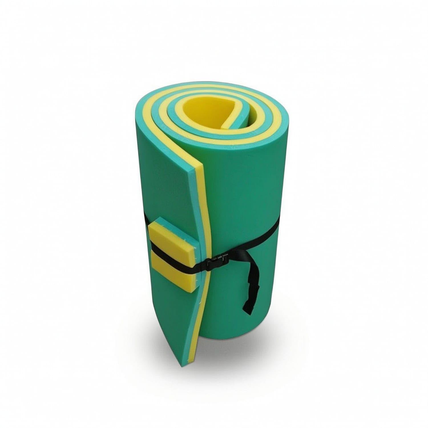 Tear-Resistant Floating Water Mat Buoyant Foam Water Mat Lightweight Pool Buoy Portable for Lake, Beach, Yellow-Green-image-0