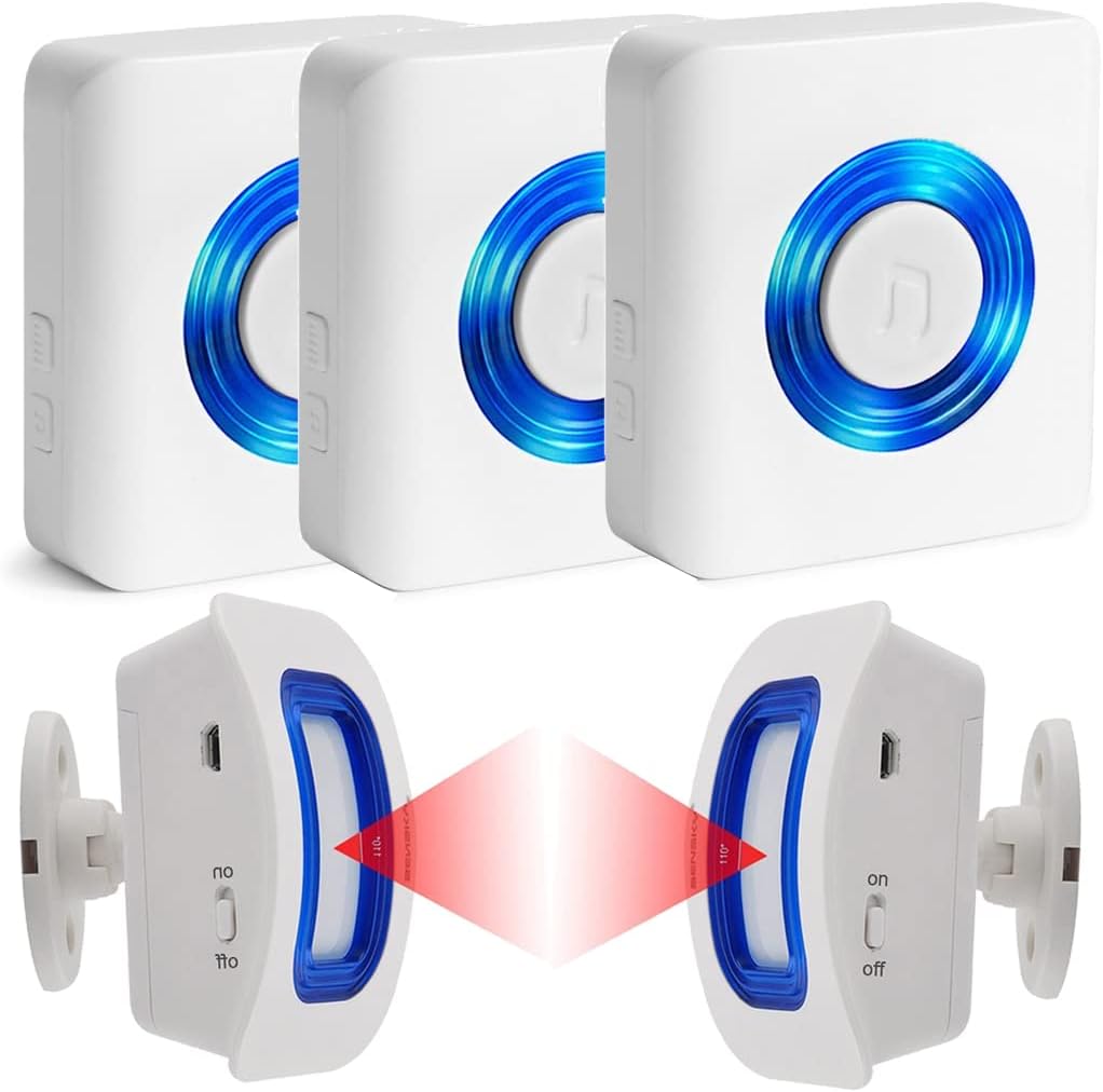 Caregiver Pager Wireless Motion Sensor Alert Room Bed Alarm