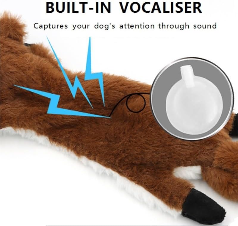 Plush Dog Toys, Cute Soft Dog Toy Squeaky Cuddly Soft Chew Dog Toys Chewing Teeth Interactive Dog Toy Plush Pet Toy for Small Medium Size Dogs