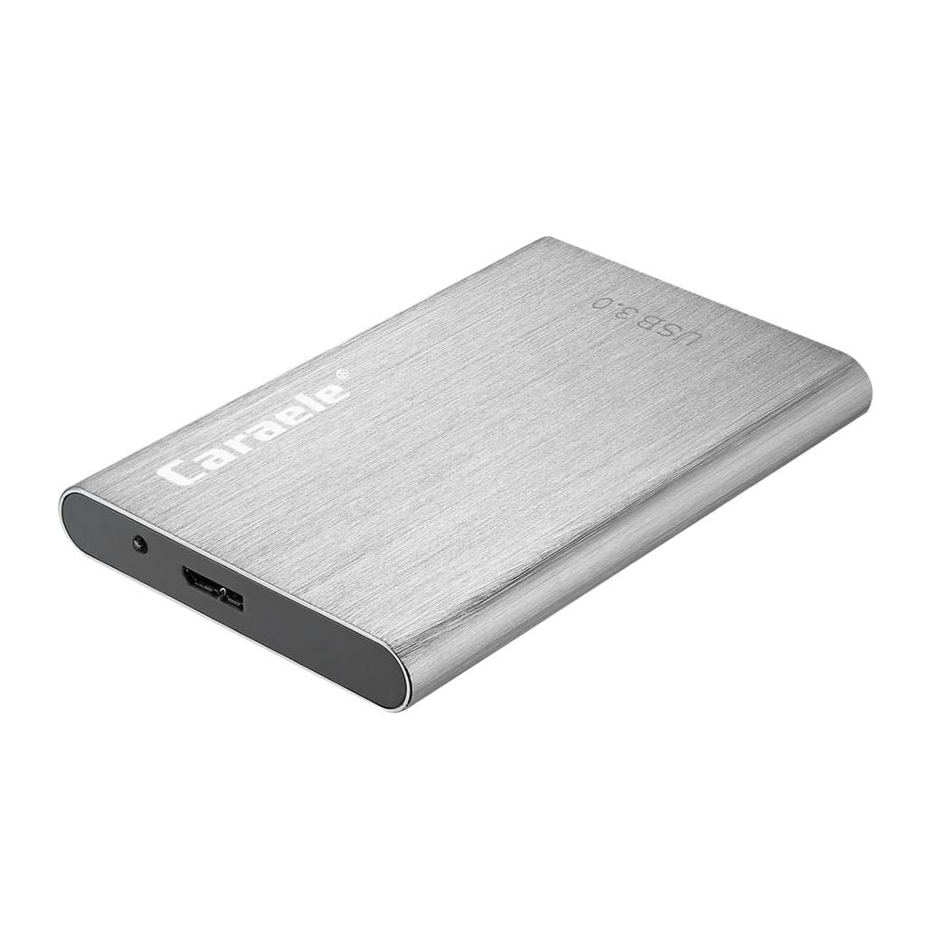 UJEAVETTE® External HDD Hard Disk Drive Portable Drive Silver 500Gb
