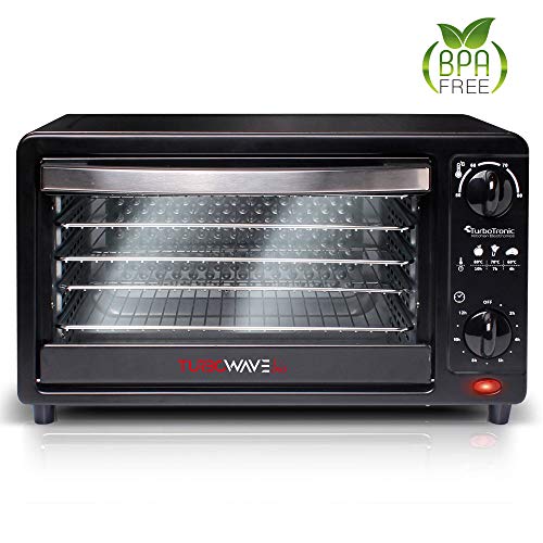 TurboWave BIO Dörrgerät ab 30°C - komplett aus Metall, 14 Liter, 5x Einlegeboden, 30°C bis 80°C, inkl. Timer und Rezeptheft – Bild 4