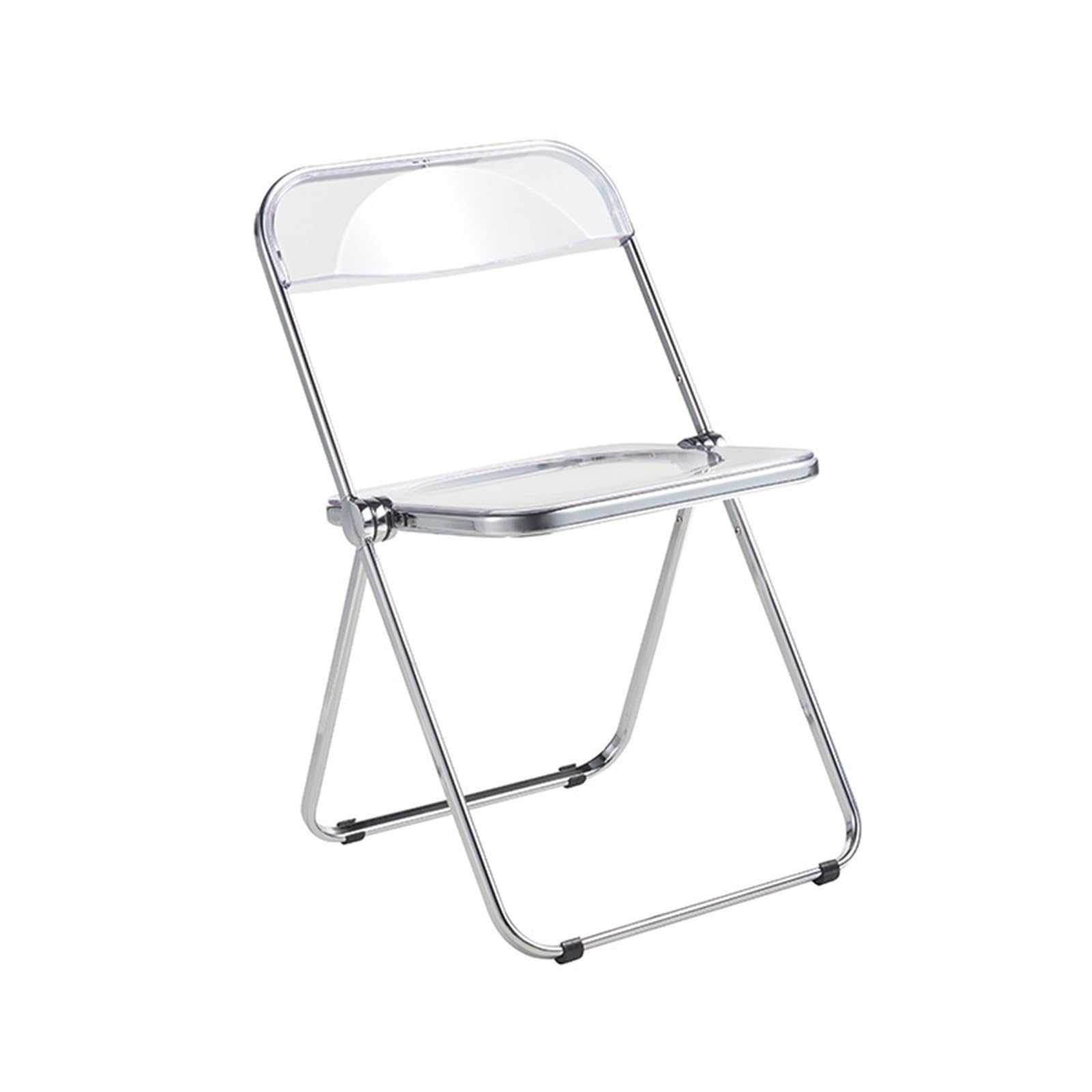 Chaise en acrylique moderne idéale pour le bureau à la maison ou la salle à manger