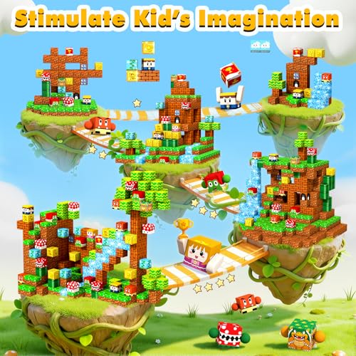 LUVTOY Magnetische Bausteine - 150 Teile Magnetbausteine Kinder - Magnetische Spielzeug Magnetspielzeug Magnete Kinder - Ostern Spielzeug… – Ansicht 3