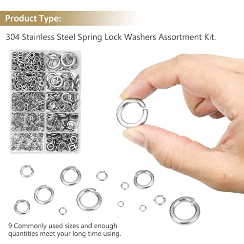 Kindroufly KINDROUFLY---LOCK---WASHER 1000 Pieces 304 Stainless Steel Lock Washers thumb #4