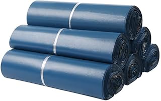 Bolsas para Envíos Bolsa de embalaje exprés de plástico de Color azul, sobres de correo impermeables, bolsas de correo autoselladas, bolsas de almacenamiento de mensajería for ropa (Color : 45X60cm 5
