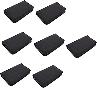 Homoyoyo 7Pcs Saco De CD Sacos Organizadores Para Viagem Zip Carteira Bolsa De Plástico Saco De Armazenamento De Disco Caso De Armazenamento De Disco Caso Quadrado Bolsa De Armazenamento
