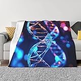 DNA-Genhelix Sofadecke Flauschige Kuscheldecke Waschbar Decken Für Jahreszeiten Sofa Bett 150x200cm