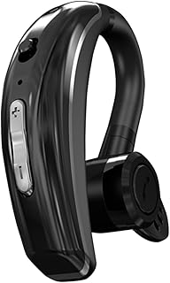 PartyKindom Fone De Ouvido Sem Fio Fones De Ouvido Com Cancelamento De Ruído Fones De Ouvido Preto Fone De Ouvido Único Fone De Ouvido Tampões De Ouvido Controle De Voz Fone De Ouvido Único