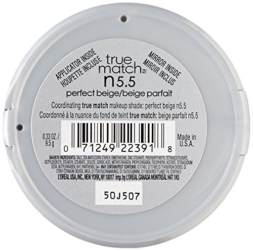 L'oreal Paris True Match Powder, Perfect Beige, 0.33 Ounces #TOP1