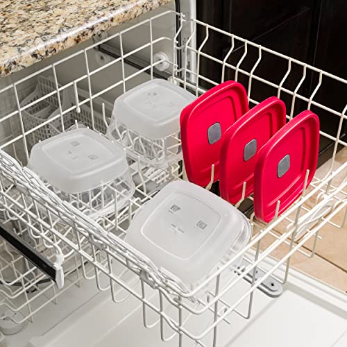 Mrx Solutions 16-Piece Food Storage Containers Meal Prep With Lids And Steam Vents (Red) #TOP5