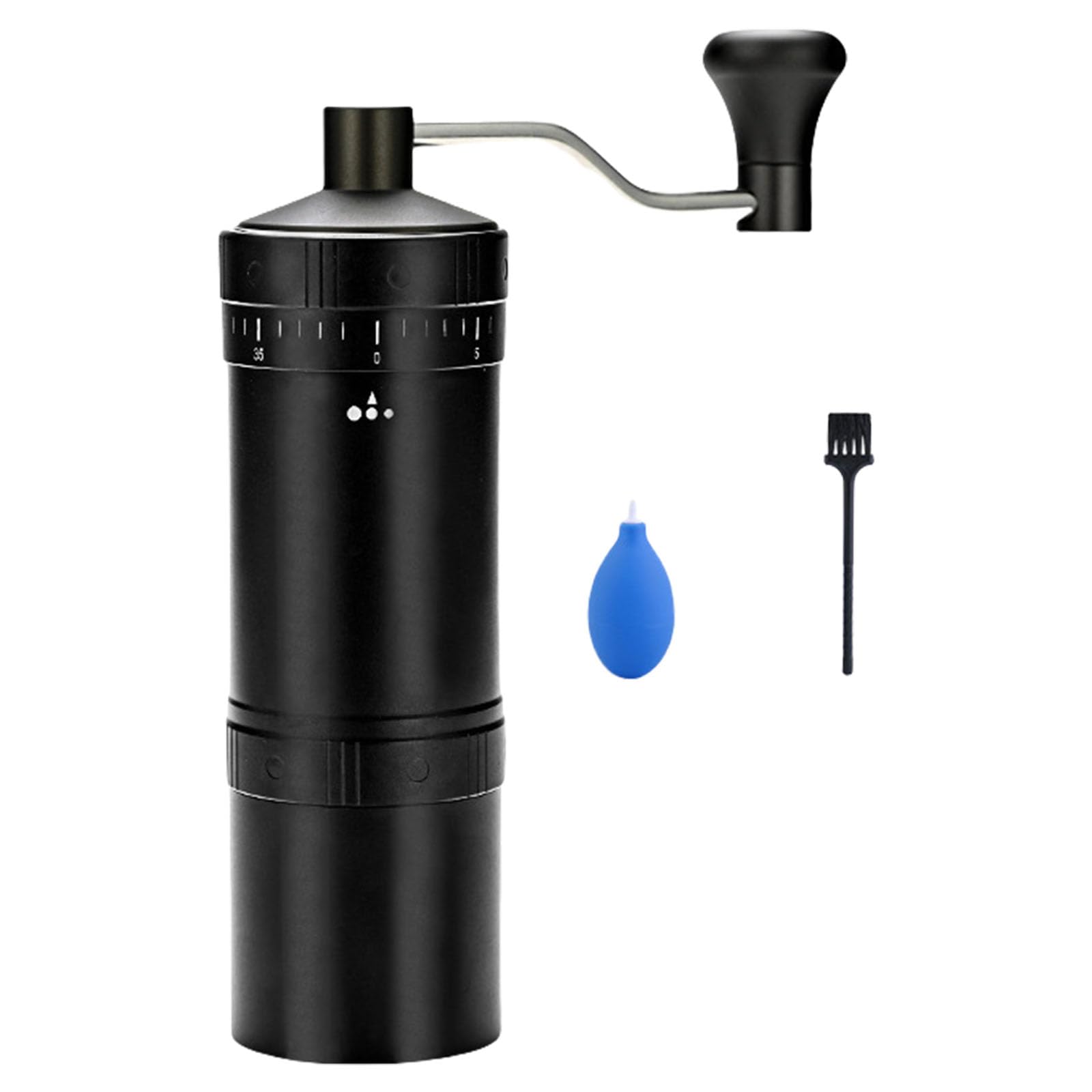 Mekalero AdjustabIe Coffee Grinder Funtional Hand Cranked Mill Small Manual Bean Grinder Grinding Device Suitable for Coffee Tool