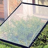 Lona Transparente Impermeable con Ojales y cordón, Cortina de Lluvia para Abrir pérgola de Coche