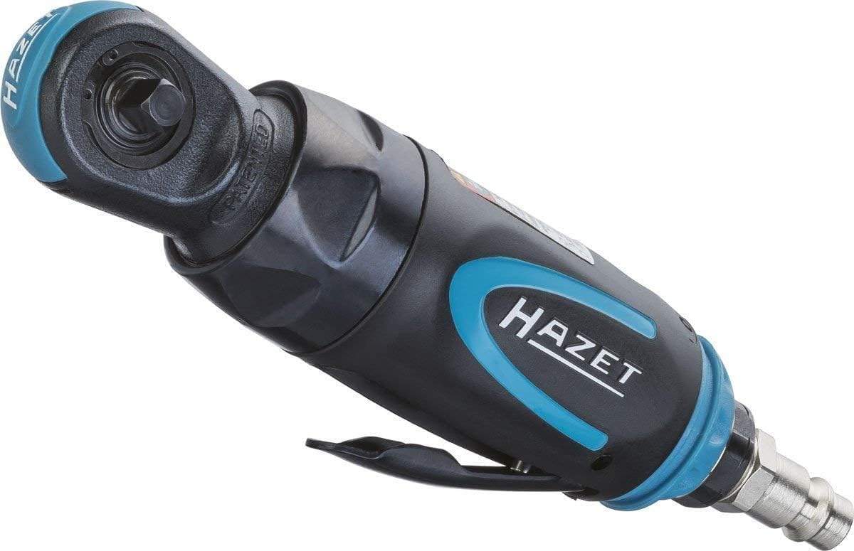 HAZET mini wkrętak z grzechotką 9020P-2 I krótka konstrukcja, 250 obr/min, niski poziom wibracji, napęd kwadratowy 6,3 mm (1/4 cala) I do ręcznego dokręcania z momentami obrotowymi 6