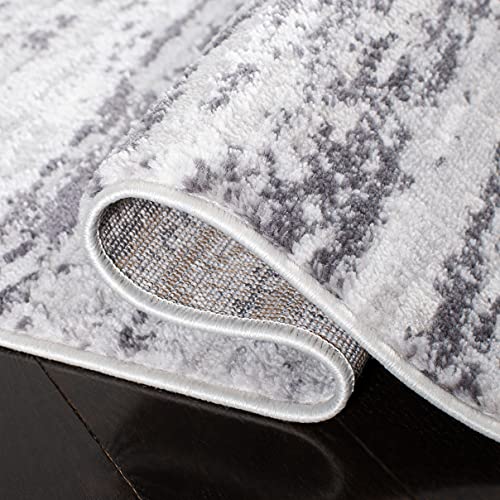 Tapete Decorativo SAFAVIEH Amelia 10'x14' Gris Claro y Carbón miniatura 6